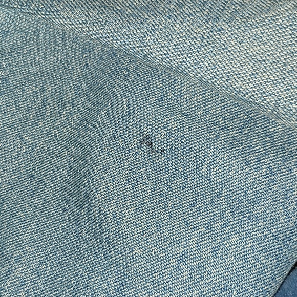 The Rail. Denim SHERPA-Lined Full-zip Hooded jacket. Unisex size Large - Picture 8 of 14